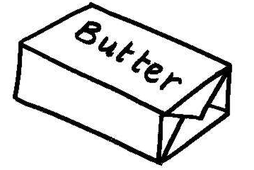 Don’t step on the butter!